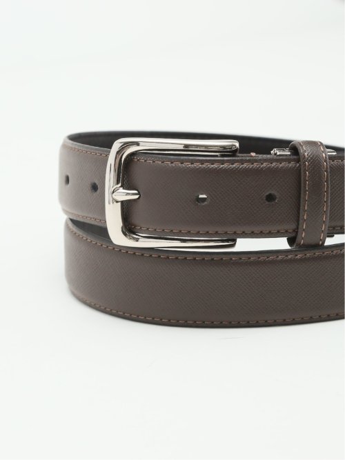 姫路レザー サフィアーノ型押しベルト