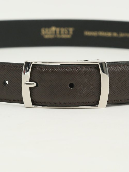 姫路レザー サフィアーノ 型押し ベルト