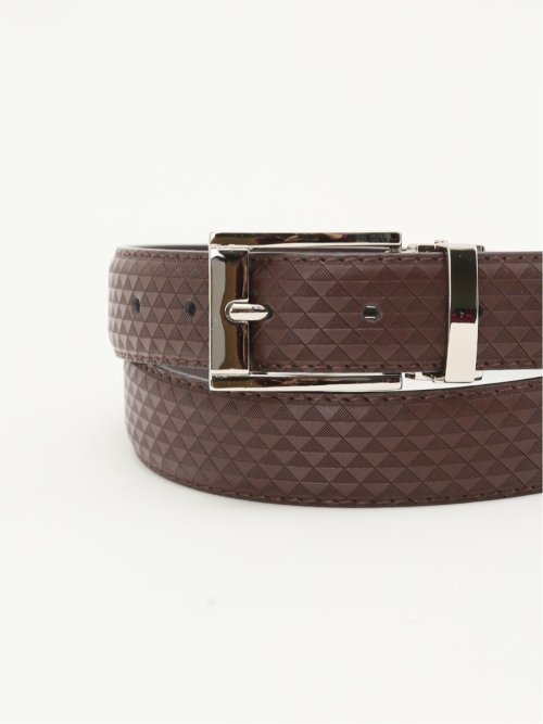 型押し シングルピンベルト