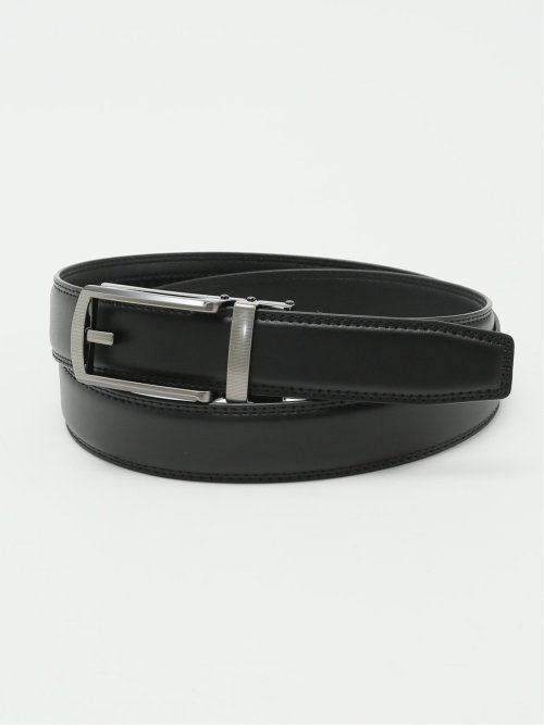 アジャストフリー 牛革 スムースレザー ベルト 黒｜メンズ｜タカキュー