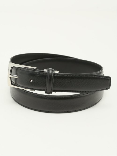 サフィアーノ型押し シングルピンベルト(Other 05黒): ベルト | TAKA-Q