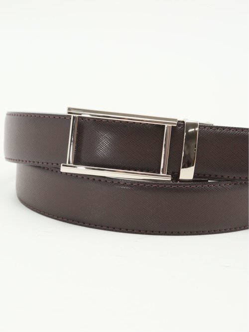 アジャストフリー サフィアーノ型押しベルト