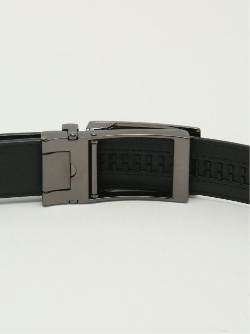 アジャストフリー サフィアーノ型押しベルト