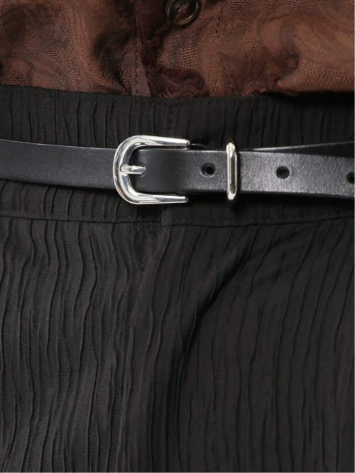 レザー ナローベルト