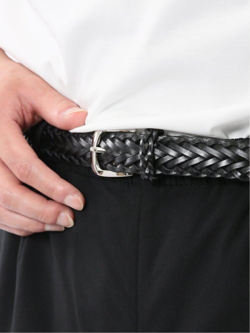 レザーメッシュ プンターレ ナローベルト