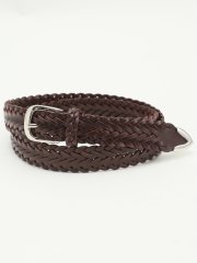 レザーメッシュ プンターレ ナローベルト