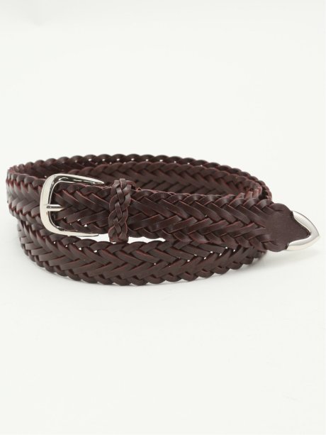 レザーメッシュ プンターレ ナローベルト