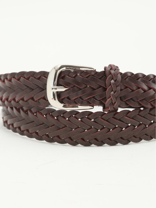 レザーメッシュ プンターレ ナローベルト