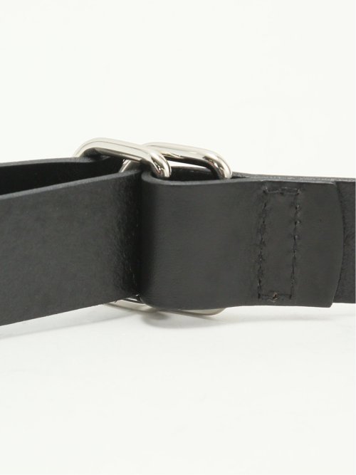 ダブルリング スムースレザーベルト