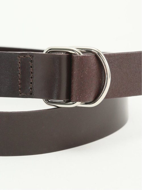 ダブルリング スムースレザーベルト