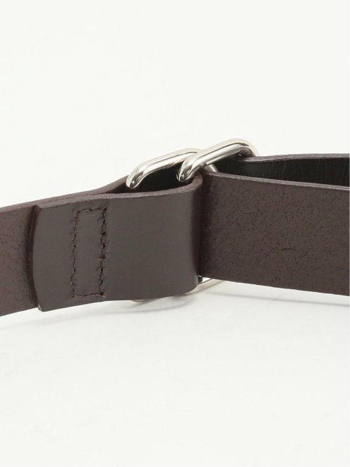 ダブルリング スムースレザーベルト