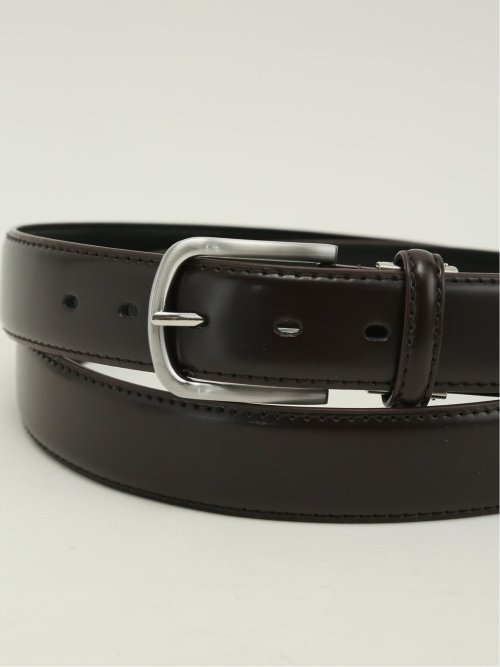 【大きいサイズ】グランバック/GRAND-BACK 艶スムース レザーベルト