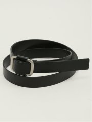 ピンレス レザー ナローベルト