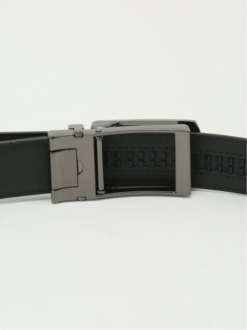 アジャストフリー サフィアーノ型押しベルト