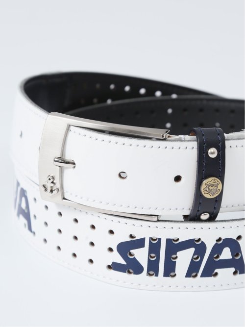 【大きいサイズ】シナコバ/SINA COVA パンチング レザーベルト