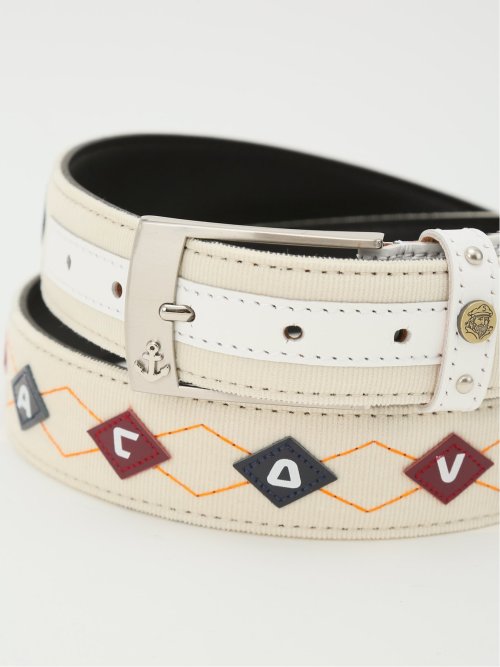 【大きいサイズ】シナコバ/SINA COVA ロゴ刺繍 ベルト