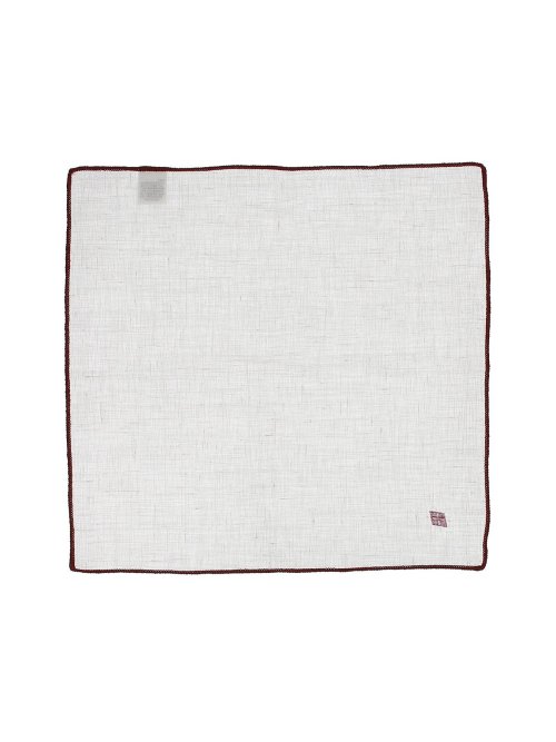 アーガイル柄 リネンチーフ