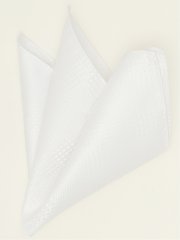 シルク混 グレンチェック柄 フォーマルチーフ