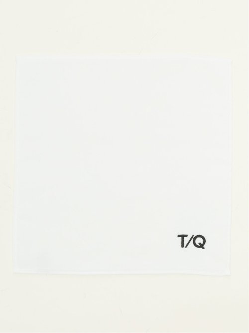 今治タオルハンカチ 無地ロゴ刺繍