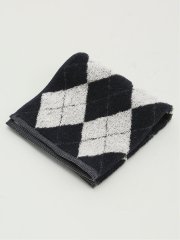 今治タオルハンカチ アーガイル