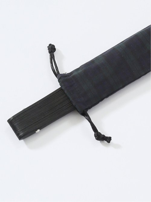 扇子 ブラックウォッチ