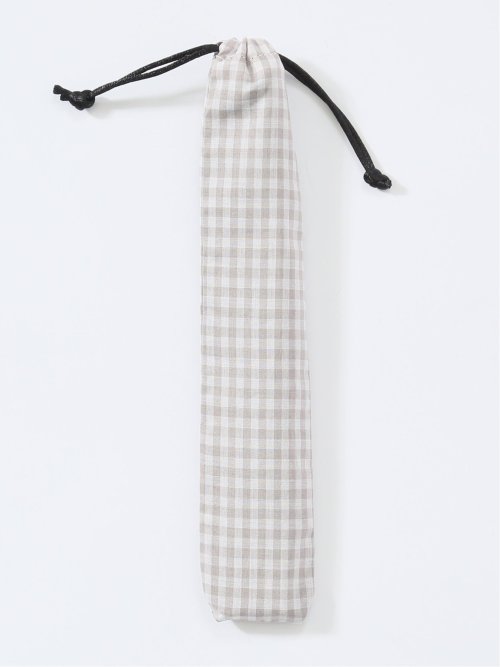 扇子 ギンガムチェック