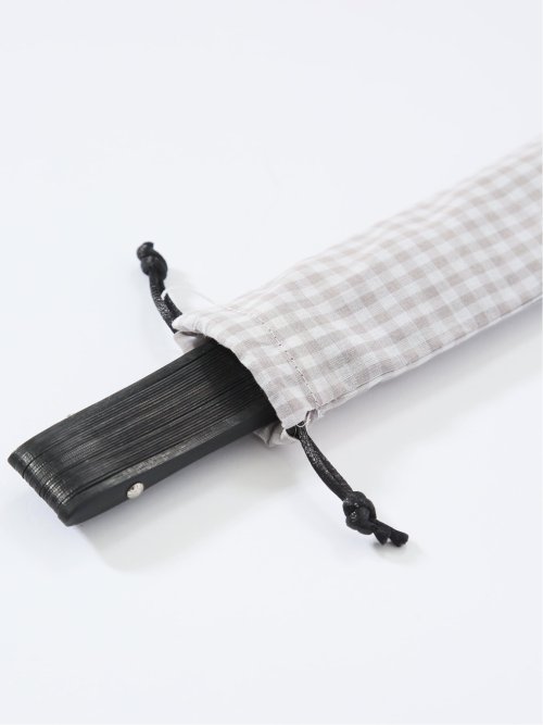 扇子 ギンガムチェック