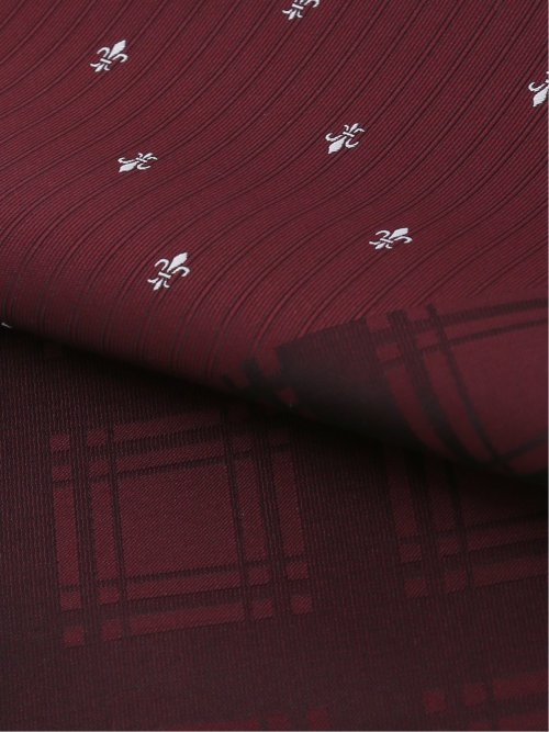 シルク混 ペイズリー柄 パネルチーフ