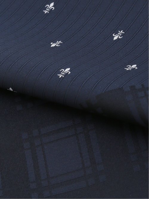 シルク混 ペイズリー柄 パネルチーフ