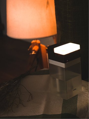 PRISMATE(プリズメイト) 充電式コードレス加湿器 LEDライト付