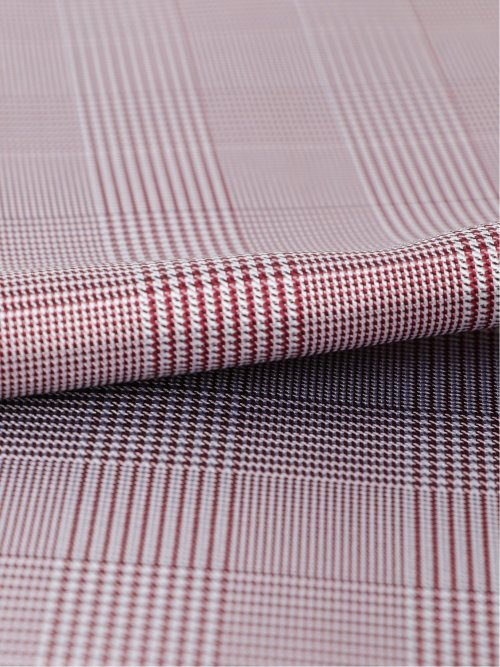 シルク グレンチェック柄チーフ