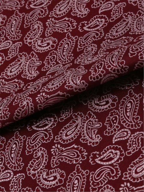 シルク ペイズリー柄チーフ