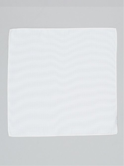 シルク混 ピンドット柄チーフ