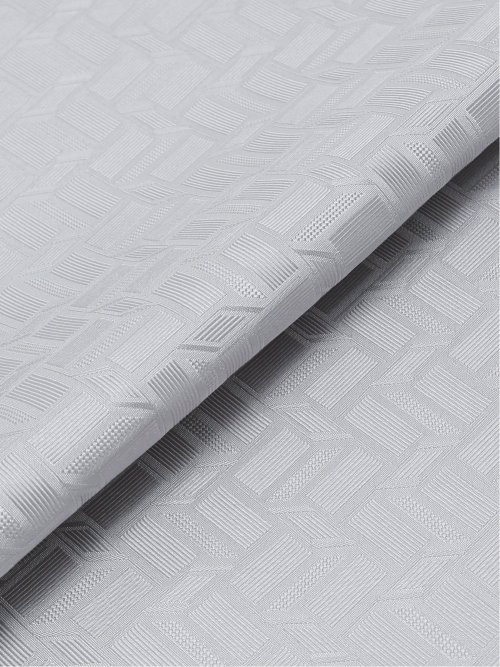 シルク混 ジオメトリック柄チーフ