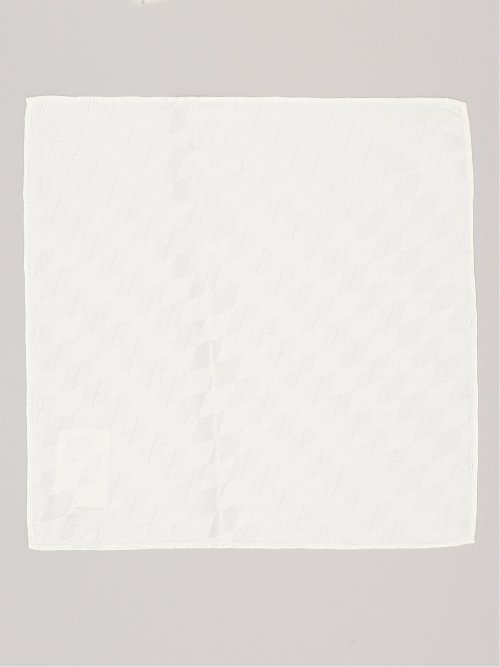 シルク アーガイル柄チーフ