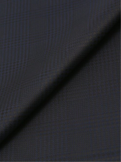 シルク混 グレンチェック柄チーフ