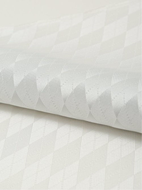 シルク混 アーガイルチェック柄チーフ