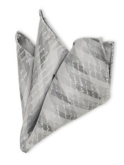 シルク アーガイルカリグラフィー ポケットチーフ