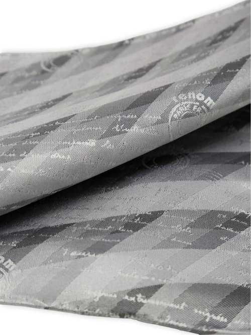 シルク アーガイルカリグラフィー ポケットチーフ