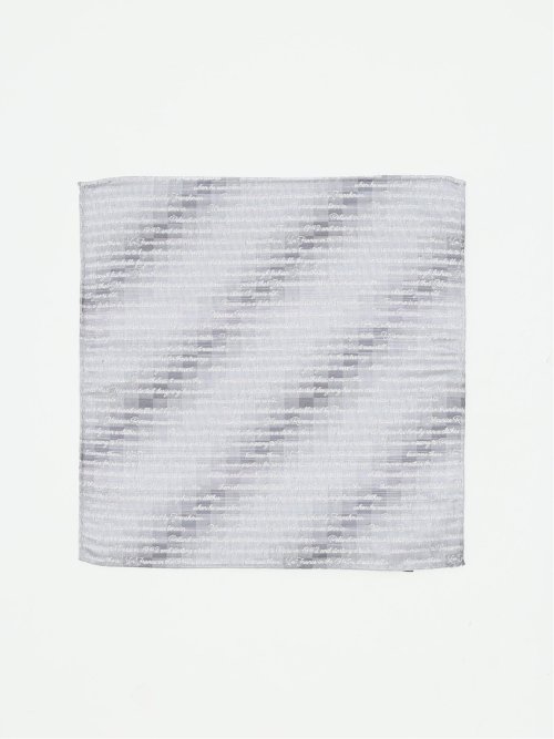 シルク カリグラフィーパターンチーフ