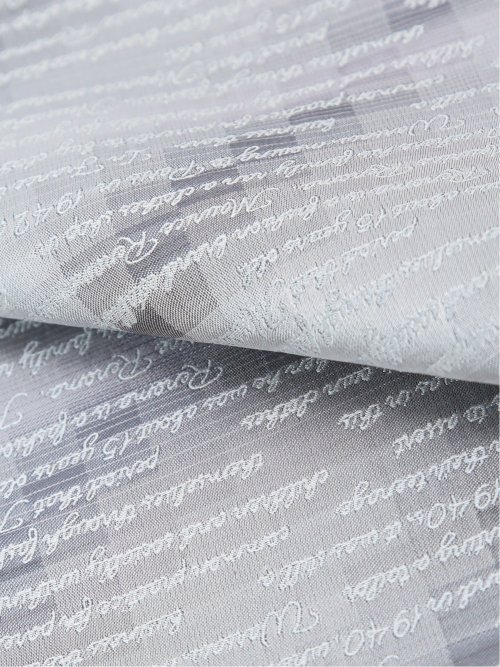 シルク カリグラフィーパターンチーフ