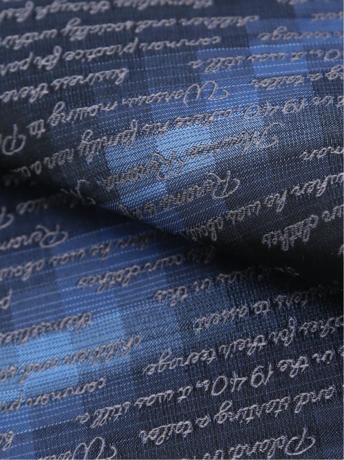 シルク カリグラフィーパターンチーフ