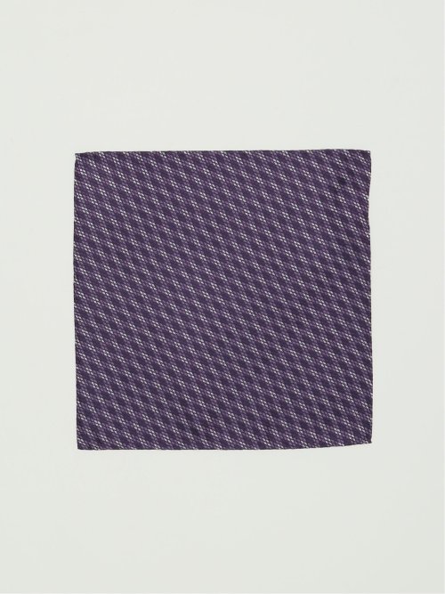 シルク マイクロアーガイル チーフ