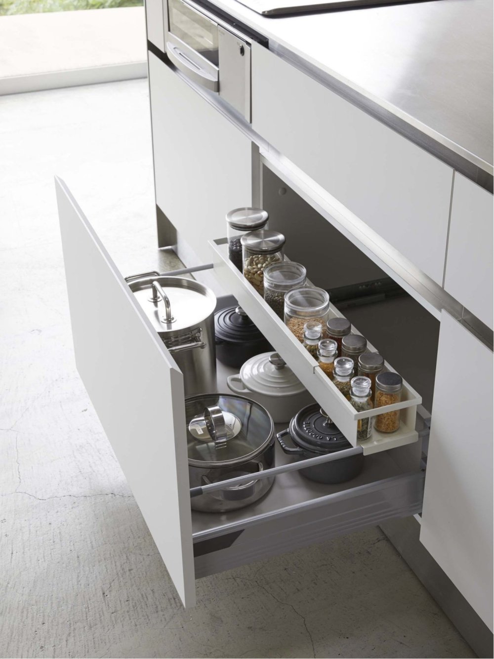 Tower シンク下伸縮キッチンラック スリム Other 01白 キッチン Taka Q Online Shop タカキューオンラインショップ 公式通販