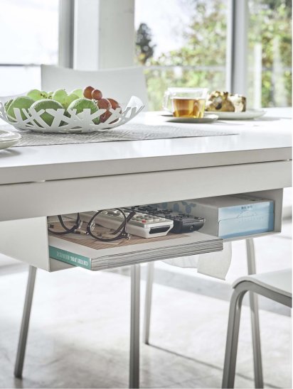 Tower テーブル下収納ラック Other 01白 リビング雑貨 Taka Q Online Shop タカキューオンラインショップ 公式通販