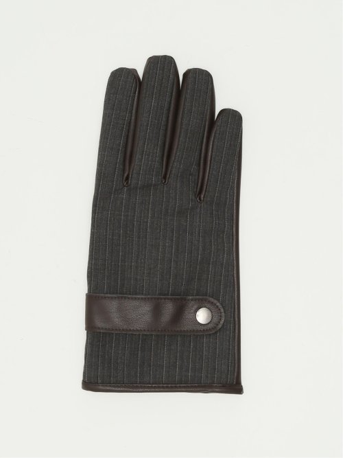 タッチパネル対応 生地コンビグローブ