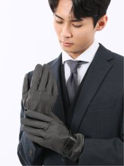 タッチパネル対応 生地コンビグローブ