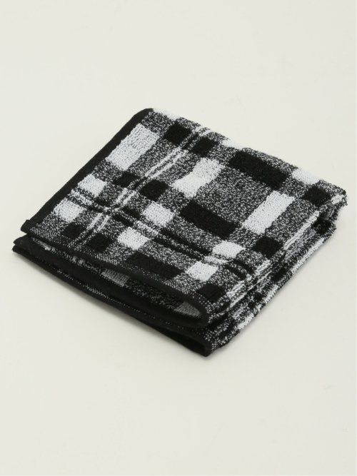 タオルハンカチ チェック(Other 05黒): ファッション雑貨 | TAKA-Q