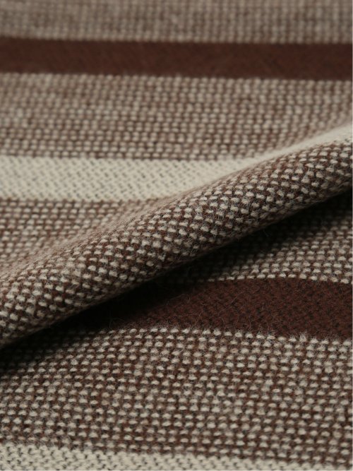 イタリア製 ボーダー マフラー