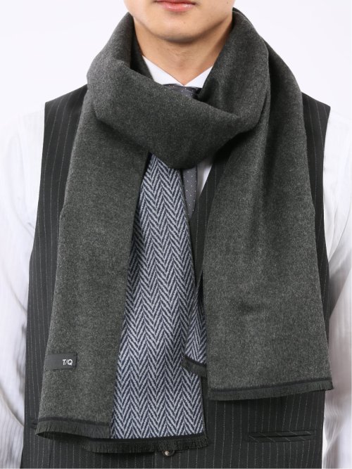 ジャガード リバーシブルマフラー